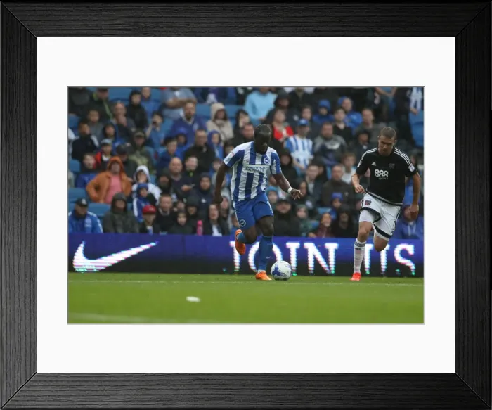 Framed Print : Championship Showdown: Brighton and Hove Albion vs. Brentford at American Express Community Stadium (10SEP16) Framed Print : Championship Showdown: Brighton and Hove Albion vs. Brentford at American Express Community Stadium (10SEP16)