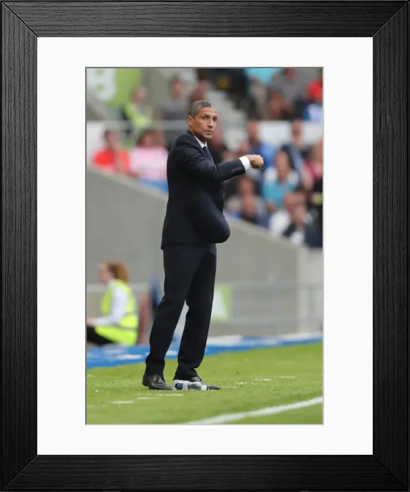 Framed Print : Championship Showdown: Brighton and Hove Albion vs. Brentford at American Express Community Stadium (10SEP16) Framed Print : Championship Showdown: Brighton and Hove Albion vs. Brentford at American Express Community Stadium (10SEP16)