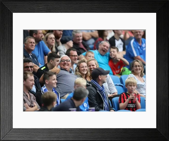 Framed Print : Championship Showdown: Brighton & Hove Albion vs. Brentford (10SEP16) Framed Print : Championship Showdown: Brighton & Hove Albion vs. Brentford (10SEP16)