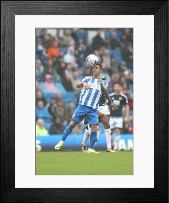 Framed Print : Brighton and Hove Albion vs. Brentford: A Championship Showdown at the American Express Community Stadium (10SEP16) Framed Print : Brighton and Hove Albion vs. Brentford: A Championship Showdown at the American Express Community Stadium (10SEP16)