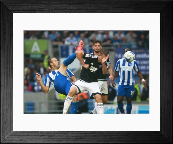 Framed Print : Glenn Murray in Action: Brighton & Hove Albion vs. Brentford, EFL Sky Bet Championship (10SEP16) Framed Print : Glenn Murray in Action: Brighton & Hove Albion vs. Brentford, EFL Sky Bet Championship (10SEP16)