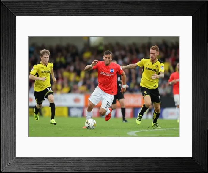 Framed Print : Championship Showdown: Burton Albion vs. Brighton and Hove Albion at Pirelli Stadium (17SEP16) Framed Print : Championship Showdown: Burton Albion vs. Brighton and Hove Albion at Pirelli Stadium (17SEP16)