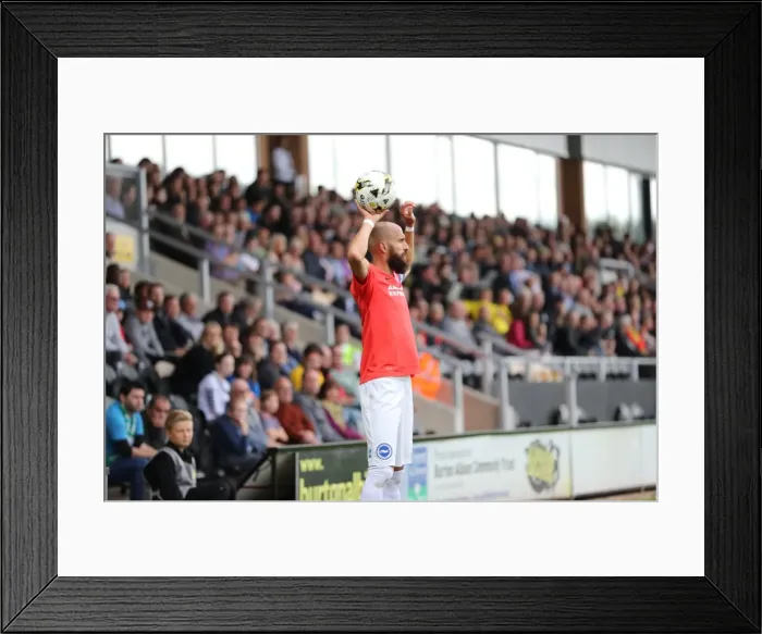 Framed Print : Championship Showdown: Burton Albion vs. Brighton and Hove Albion at Pirelli Stadium (17SEP16) Framed Print : Championship Showdown: Burton Albion vs. Brighton and Hove Albion at Pirelli Stadium (17SEP16)