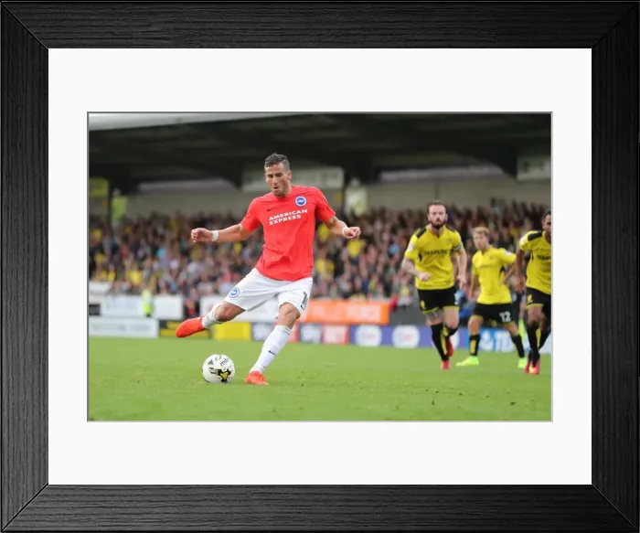 Framed Print : Championship Showdown: Burton Albion vs. Brighton and Hove Albion at Pirelli Stadium (17SEP16) Framed Print : Championship Showdown: Burton Albion vs. Brighton and Hove Albion at Pirelli Stadium (17SEP16)