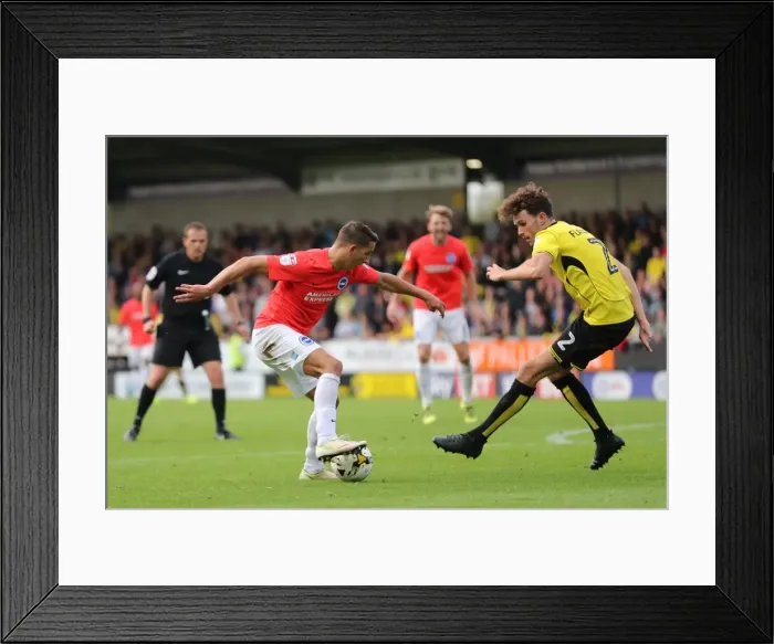 Framed Print : Championship Showdown: Burton Albion vs. Brighton and Hove Albion at Pirelli Stadium (17SEP16) Framed Print : Championship Showdown: Burton Albion vs. Brighton and Hove Albion at Pirelli Stadium (17SEP16)