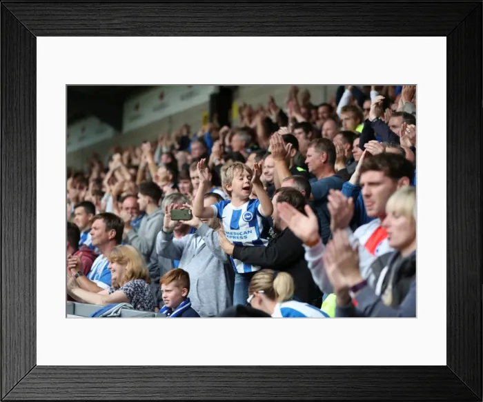 Framed Print : Championship Showdown: Burton Albion vs. Brighton and Hove Albion at Pirelli Stadium (17SEP16) Framed Print : Championship Showdown: Burton Albion vs. Brighton and Hove Albion at Pirelli Stadium (17SEP16)