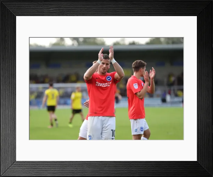 Framed Print : Championship Showdown: Burton Albion vs. Brighton and Hove Albion at Pirelli Stadium (17SEP16) Framed Print : Championship Showdown: Burton Albion vs. Brighton and Hove Albion at Pirelli Stadium (17SEP16)