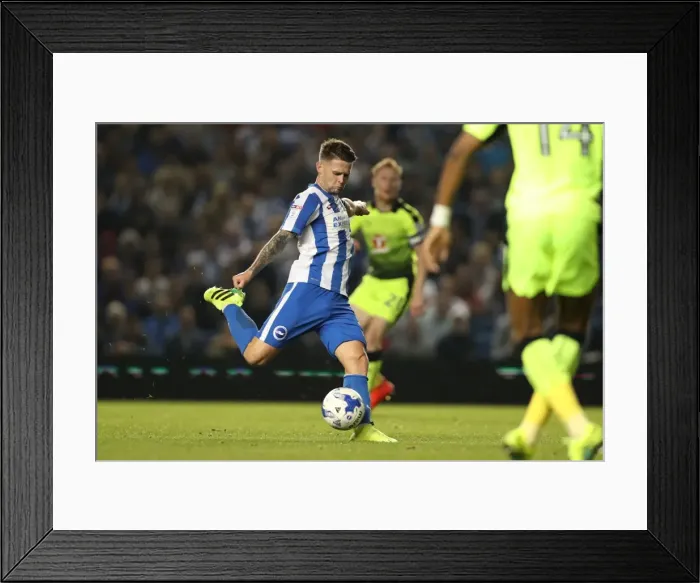 Framed Print : Brighton and Hove Albion vs. Reading: EFL Cup Battle at American Express Community Stadium (2016) Framed Print : Brighton and Hove Albion vs. Reading: EFL Cup Battle at American Express Community Stadium (2016)