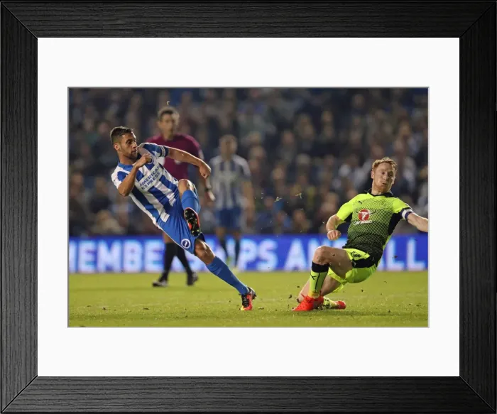 Framed Print : Brighton and Hove Albion vs. Reading: EFL Cup Showdown at American Express Community Stadium (2016) Framed Print : Brighton and Hove Albion vs. Reading: EFL Cup Showdown at American Express Community Stadium (2016)