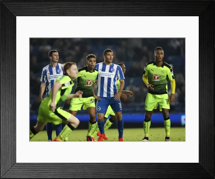 Framed Print : Brighton and Hove Albion vs. Reading: EFL Cup Showdown at American Express Community Stadium (2016) Framed Print : Brighton and Hove Albion vs. Reading: EFL Cup Showdown at American Express Community Stadium (2016)