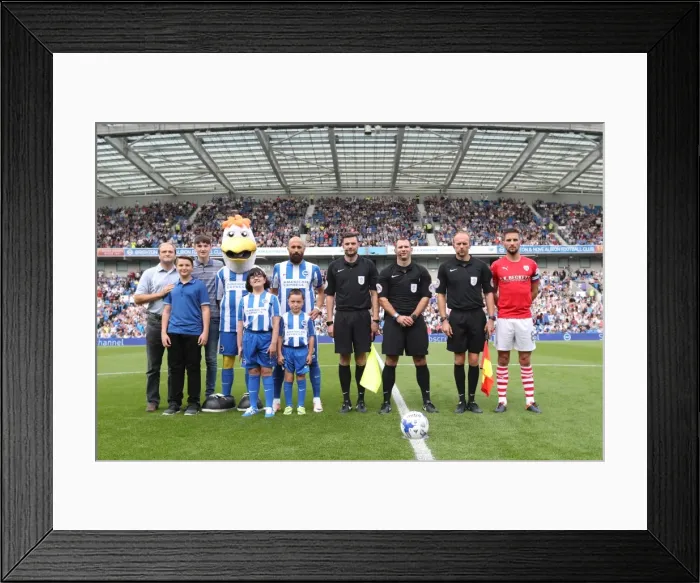 Framed Print : Intense Championship Showdown: Brighton and Hove Albion vs Barnsley (24SEP16) Framed Print : Intense Championship Showdown: Brighton and Hove Albion vs Barnsley (24SEP16)