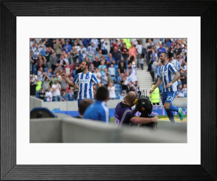 Framed Print : Intense Championship Showdown: Brighton and Hove Albion vs Barnsley (24SEP16) Framed Print : Intense Championship Showdown: Brighton and Hove Albion vs Barnsley (24SEP16)