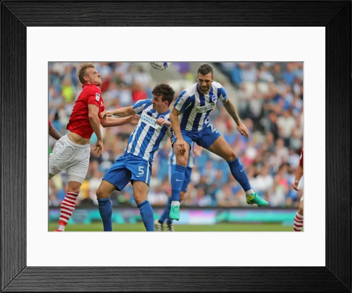 Framed Print : Intense Championship Showdown: Brighton and Hove Albion vs Barnsley (24SEP16) Framed Print : Intense Championship Showdown: Brighton and Hove Albion vs Barnsley (24SEP16)