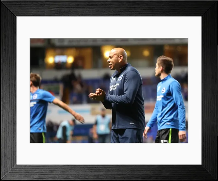 Framed Print : Intense Championship Showdown: Brighton and Hove Albion vs Ipswich Town at Portman Road (27SEP16) Framed Print : Intense Championship Showdown: Brighton and Hove Albion vs Ipswich Town at Portman Road (27SEP16)