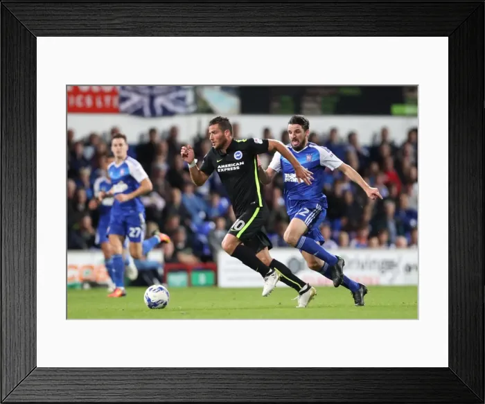 Framed Print : Championship Showdown: Brighton and Hove Albion vs Ipswich Town at Portman Road (27SEP16) Framed Print : Championship Showdown: Brighton and Hove Albion vs Ipswich Town at Portman Road (27SEP16)