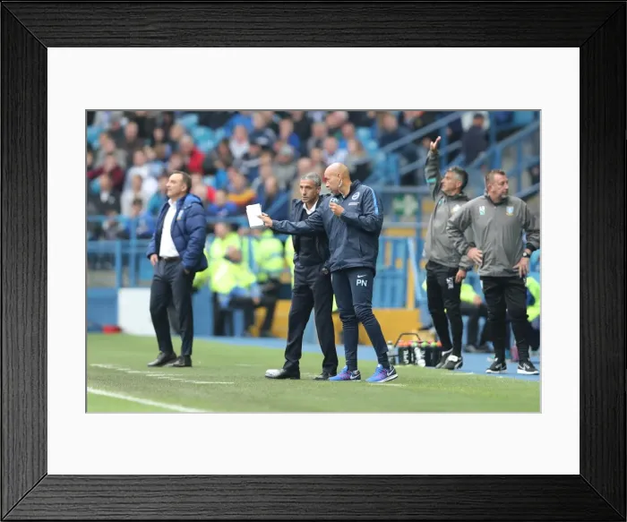 Framed Print : Brighton and Hove Albion vs Sheffield Wednesday: Sky Bet Championship Showdown at Hillsborough (October 1, 2016) Framed Print : Brighton and Hove Albion vs Sheffield Wednesday: Sky Bet Championship Showdown at Hillsborough (October 1, 2016)
