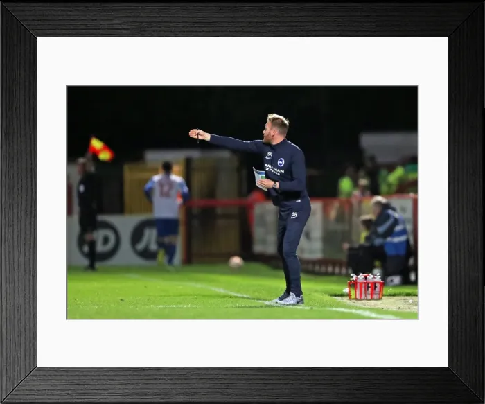Framed Print : Brighton & Hove Albion U23s Gear Up for EFL Trophy Showdown against Stevenage (04OCT16) Framed Print : Brighton & Hove Albion U23s Gear Up for EFL Trophy Showdown against Stevenage (04OCT16)