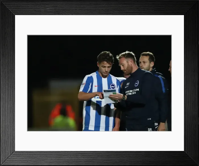 Framed Print : Brighton & Hove Albion U23s Gear Up for EFL Trophy Showdown against Stevenage (04OCT16) Framed Print : Brighton & Hove Albion U23s Gear Up for EFL Trophy Showdown against Stevenage (04OCT16)