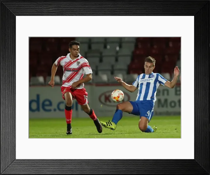 Framed Print : Brighton & Hove Albion U23s Gear Up for EFL Trophy Showdown against Stevenage (4th October 2016)