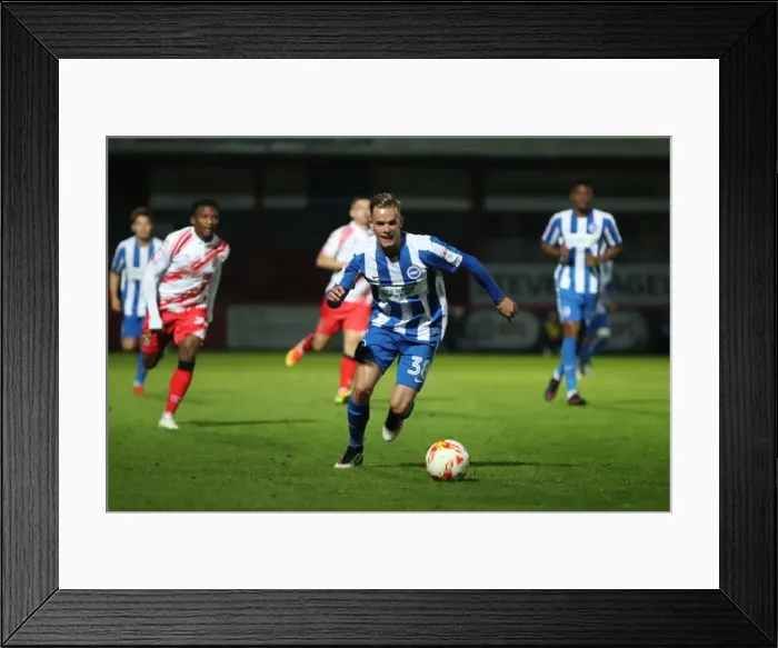 Framed Print : Brighton & Hove Albion U23s Gear Up for EFL Trophy Showdown against Stevenage (4th October 2016) Framed Print : Brighton & Hove Albion U23s Gear Up for EFL Trophy Showdown against Stevenage (4th October 2016)