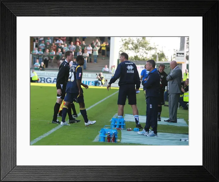 Framed Print : Brighton & Hove Albion Away at Yeovil Town: 2008-09 Season Framed Print : Brighton & Hove Albion Away at Yeovil Town: 2008-09 Season