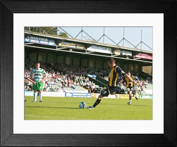Framed Print : A Nod to Past Glory: Brighton & Hove Albion's 2008-09 Away Game at Yeovil Town Framed Print : A Nod to Past Glory: Brighton & Hove Albion's 2008-09 Away Game at Yeovil Town