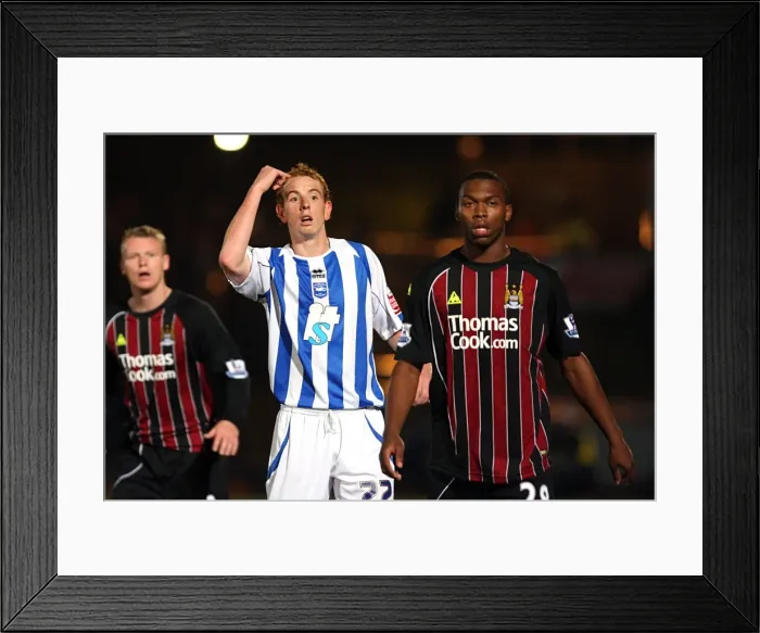 Framed Print : Brighton & Hove Albion vs. Manchester City (Carling Cup): 2008-09 Season - Home Game Highlights