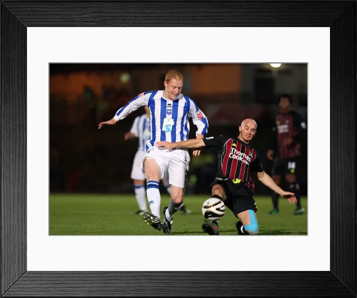 Framed Print : A Historic Carling Cup Showdown: Brighton & Hove Albion vs. Manchester City (2008-09) - Unforgettable Home Game Framed Print : A Historic Carling Cup Showdown: Brighton & Hove Albion vs. Manchester City (2008-09) - Unforgettable Home Game