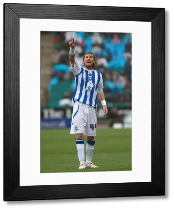 Framed Print : Robbie Savage in Action for Brighton & Hove Albion FC Framed Print : Robbie Savage in Action for Brighton & Hove Albion FC