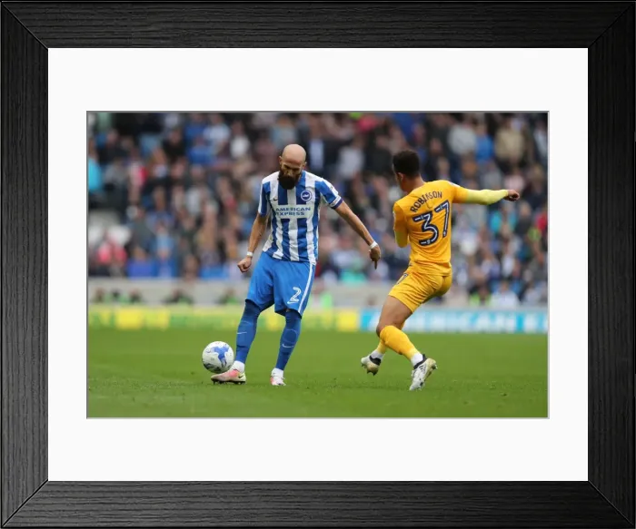 Framed Print : Brighton & Hove Albion vs. Preston North End: A Fight in the EFL Sky Bet Championship (15OCT16) Framed Print : Brighton & Hove Albion vs. Preston North End: A Fight in the EFL Sky Bet Championship (15OCT16)