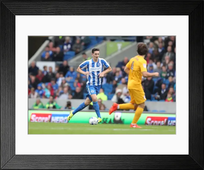 Framed Print : Brighton and Hove Albion vs. Preston North End: A Fierce EFL Sky Bet Championship Clash at the American Express Community Stadium (15OCT16)