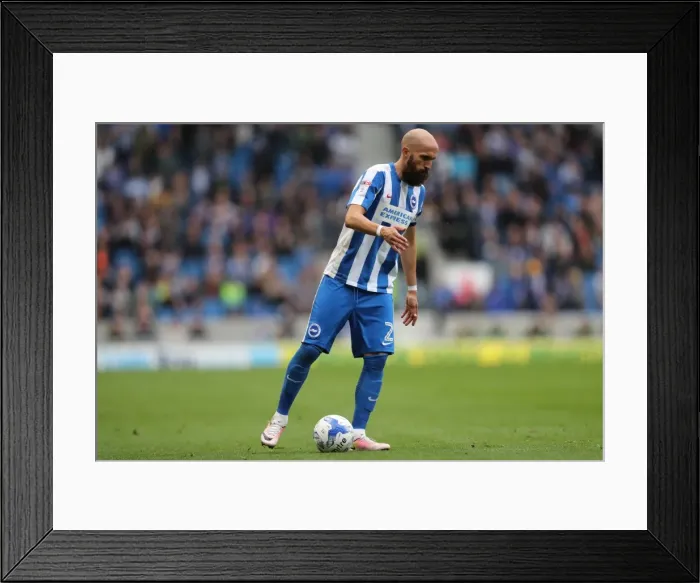 Framed Print : Brighton and Hove Albion vs. Preston North End: A Fierce EFL Sky Bet Championship Clash at the American Express Community Stadium (15OCT16)