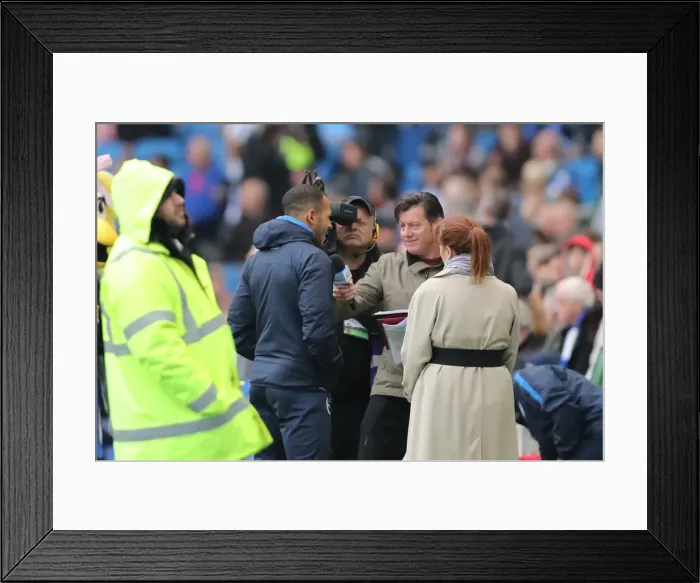 Framed Print : Brighton and Hove Albion vs. Preston North End: A Fierce EFL Sky Bet Championship Clash at the American Express Community Stadium (15OCT16)