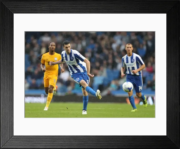 Framed Print : Brighton and Hove Albion vs. Preston North End: A Fight in the EFL Sky Bet Championship (15OCT16) Framed Print : Brighton and Hove Albion vs. Preston North End: A Fight in the EFL Sky Bet Championship (15OCT16)