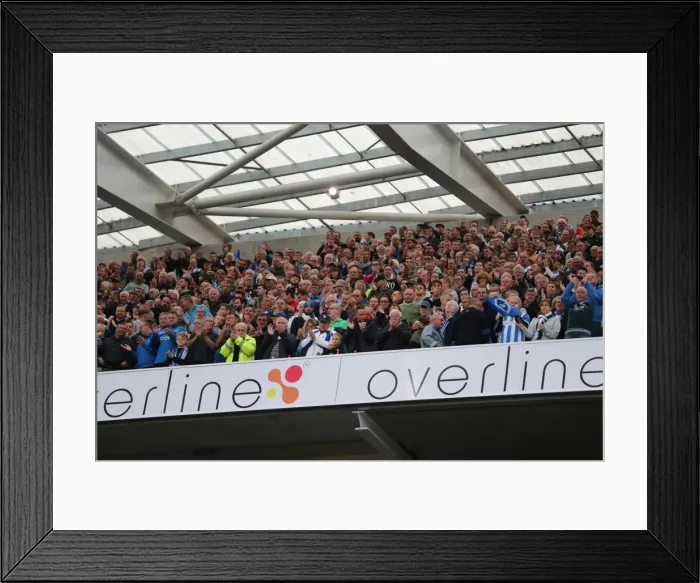 Framed Print : Brighton and Hove Albion vs. Preston North End: A Fierce EFL Sky Bet Championship Clash at the American Express Community Stadium (15OCT16)