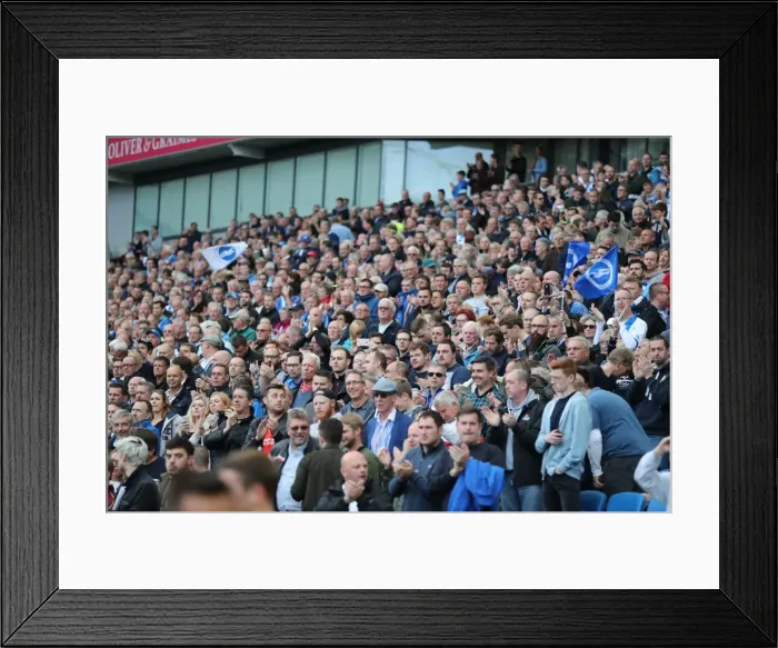 Framed Print : Brighton and Hove Albion vs. Preston North End: A Fierce Championship Clash at the American Express Community Stadium (15OCT16) Framed Print : Brighton and Hove Albion vs. Preston North End: A Fierce Championship Clash at the American Express Community Stadium (15OCT16)