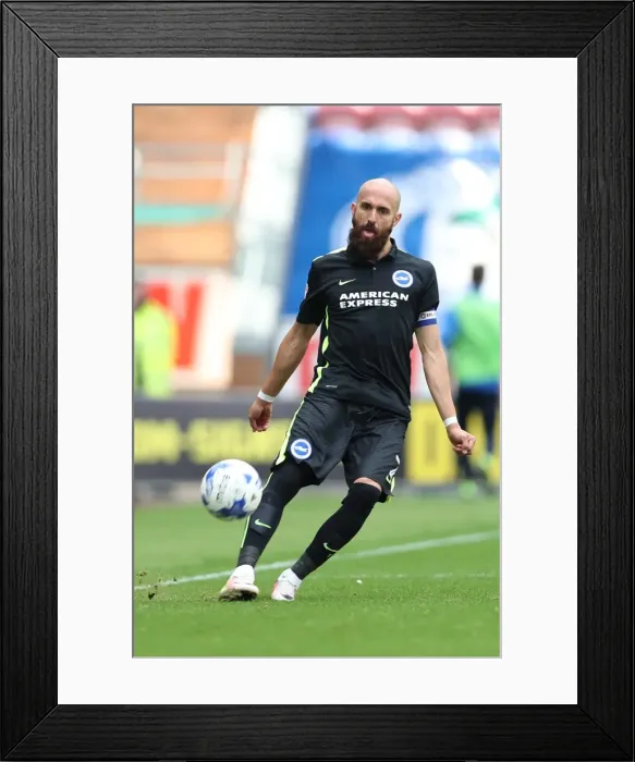 Framed Print : Brighton and Hove Albion vs. Wigan Athletic: Sky Bet Championship Showdown at DW Stadium (22 / 10 / 2016)