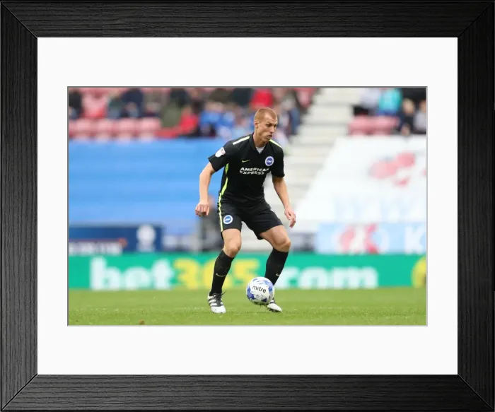 Framed Print : Brighton & Hove Albion vs. Wigan Athletic: October 22, 2016 - Season 2016-17: A Battle on the Football Field Framed Print : Brighton & Hove Albion vs. Wigan Athletic: October 22, 2016 - Season 2016-17: A Battle on the Football Field