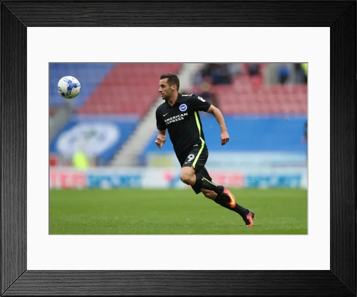 Framed Print : Brighton & Hove Albion vs. Wigan Athletic: October 22, 2016 - Season 2016-17: A Battle on the Field Framed Print : Brighton & Hove Albion vs. Wigan Athletic: October 22, 2016 - Season 2016-17: A Battle on the Field
