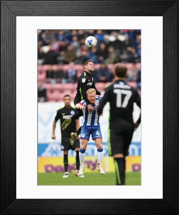 Framed Print : Brighton & Hove Albion vs. Wigan Athletic: A Battle from Season 2016-17 (October 22, 2016) Framed Print : Brighton & Hove Albion vs. Wigan Athletic: A Battle from Season 2016-17 (October 22, 2016)