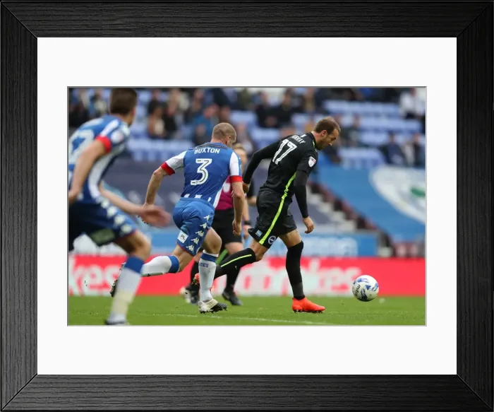 Framed Print : Brighton & Hove Albion vs. Wigan Athletic: October 22, 2016 - Season 2016-17: A Football Rivalry Unfolds Framed Print : Brighton & Hove Albion vs. Wigan Athletic: October 22, 2016 - Season 2016-17: A Football Rivalry Unfolds