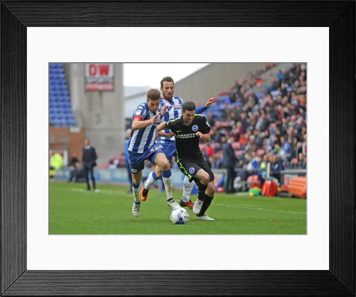 Framed Print : Brighton and Hove Albion vs. Wigan Athletic: Sky Bet Championship Showdown at DW Stadium (October 22, 2016) Framed Print : Brighton and Hove Albion vs. Wigan Athletic: Sky Bet Championship Showdown at DW Stadium (October 22, 2016)