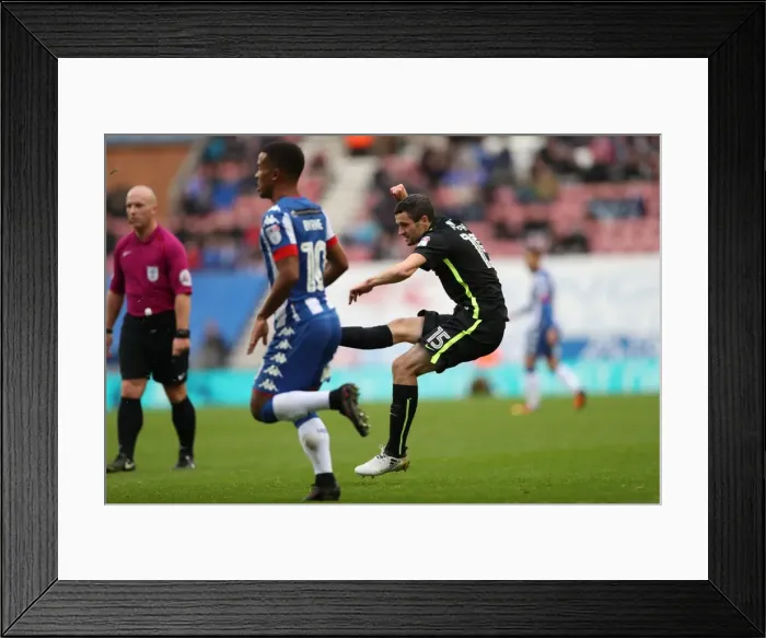 Framed Print : Brighton and Hove Albion vs. Wigan Athletic: Sky Bet Championship Showdown at DW Stadium (22 / 10 / 2016)