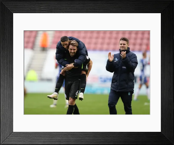 Framed Print : Brighton and Hove Albion vs. Wigan Athletic: Sky Bet Championship Showdown at DW Stadium (October 22, 2016) Framed Print : Brighton and Hove Albion vs. Wigan Athletic: Sky Bet Championship Showdown at DW Stadium (October 22, 2016)