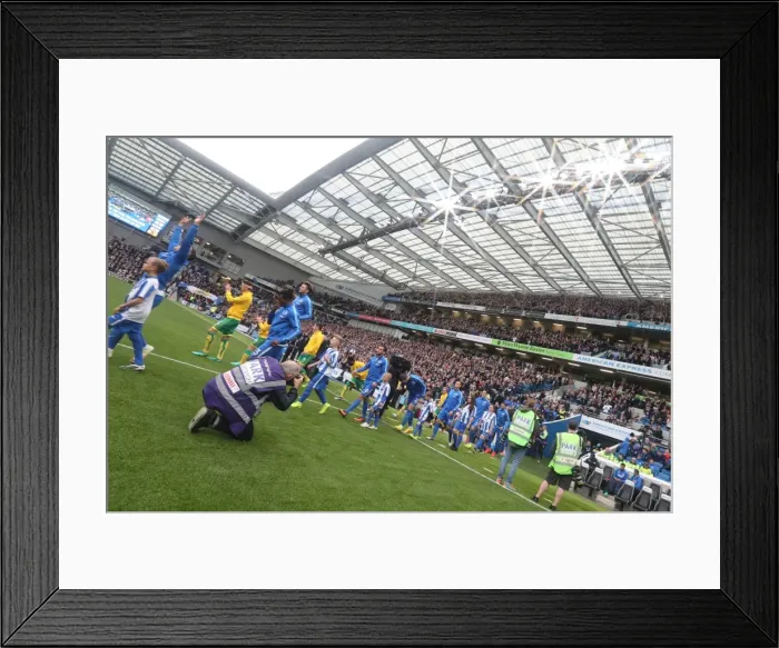 Framed Print : Championship Showdown: Brighton & Hove Albion vs. Norwich City (29Oct16) - American Express Community Stadium Framed Print : Championship Showdown: Brighton & Hove Albion vs. Norwich City (29Oct16) - American Express Community Stadium