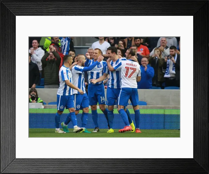 Framed Print : Brighton & Hove Albion's Lewis Dunk Scores the Winner Against Norwich City in EFL Sky Bet Championship (29OCT16) Framed Print : Brighton & Hove Albion's Lewis Dunk Scores the Winner Against Norwich City in EFL Sky Bet Championship (29OCT16)