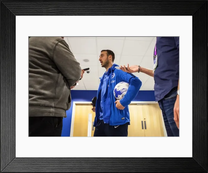 Framed Print : Glenn Murray's Post-Match Interview: Brighton & Hove Albion vs. Norwich City, EFL Sky Bet Championship (29OCT16) Framed Print : Glenn Murray's Post-Match Interview: Brighton & Hove Albion vs. Norwich City, EFL Sky Bet Championship (29OCT16)