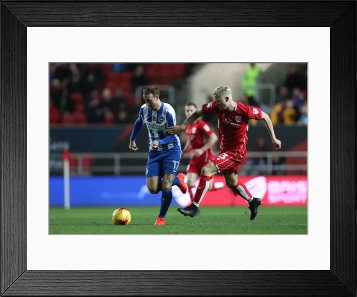 Framed Print : Brighton and Hove Albion vs. Bristol City: EFL Sky Bet Championship Showdown at Ashton Gate Stadium (November 2016) Framed Print : Brighton and Hove Albion vs. Bristol City: EFL Sky Bet Championship Showdown at Ashton Gate Stadium (November 2016)