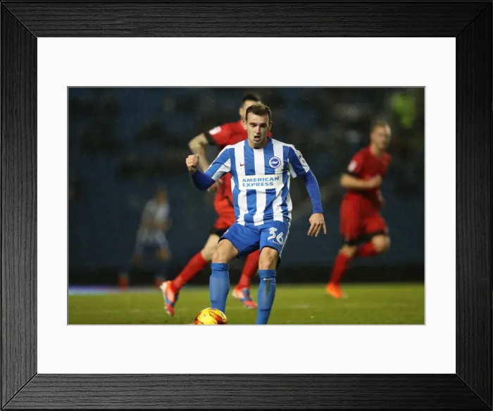 Framed Print : Brighton & Hove Albion U23s vs Leyton Orient: Checkatrade EFL Trophy Clash at American Express Community Stadium (November 8, 2016)
