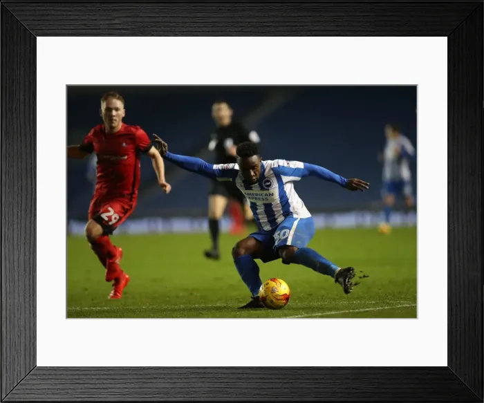 Framed Print : Checkatrade EFL Trophy: U23 Clash between Brighton & Hove Albion and Leyton Orient at American Express Community Stadium (08.11.2016) Framed Print : Checkatrade EFL Trophy: U23 Clash between Brighton & Hove Albion and Leyton Orient at American Express Community Stadium (08.11.2016)